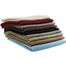 Экологически чистый шероховатый полиэстер льняная ткань плотная для дивана Подушка Чехол сумка для хранения домашняя текстильная отделка TJ0362