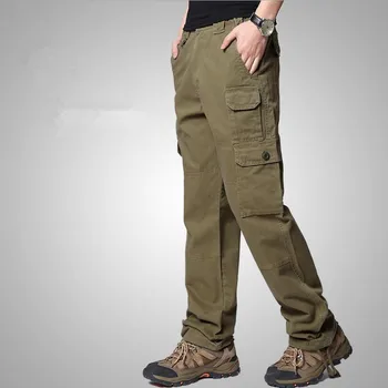 

Trousers for Men Camo Joggers Plus Size 3XL 2020 High Quality Men's Cargo Pants Casual Loose Multi Pocket Military Pants w661