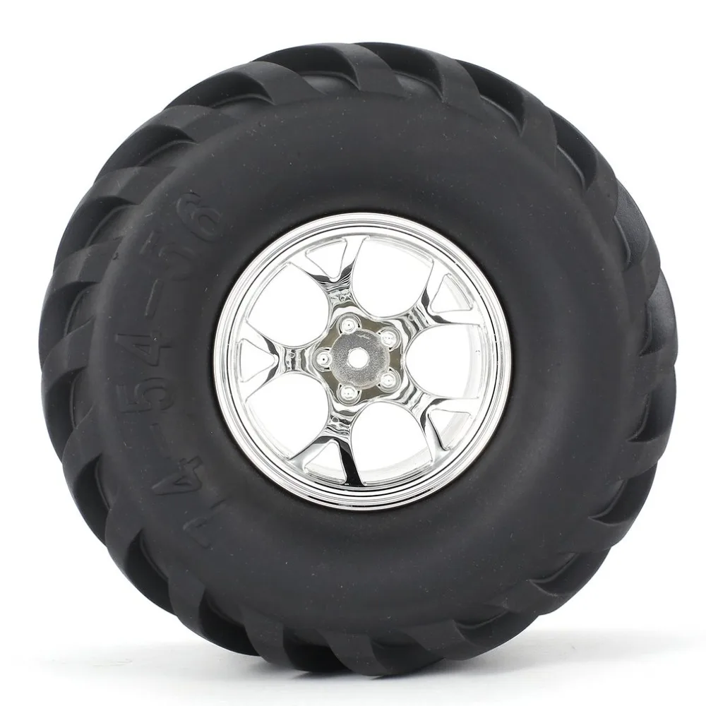 AUSTAR 4 шт. AX-3003 130 мм обод резиновая шина колесо пластиковый хаб для 1/10 RC большая модель ноги HSP HPI Beadlock запасные части fz