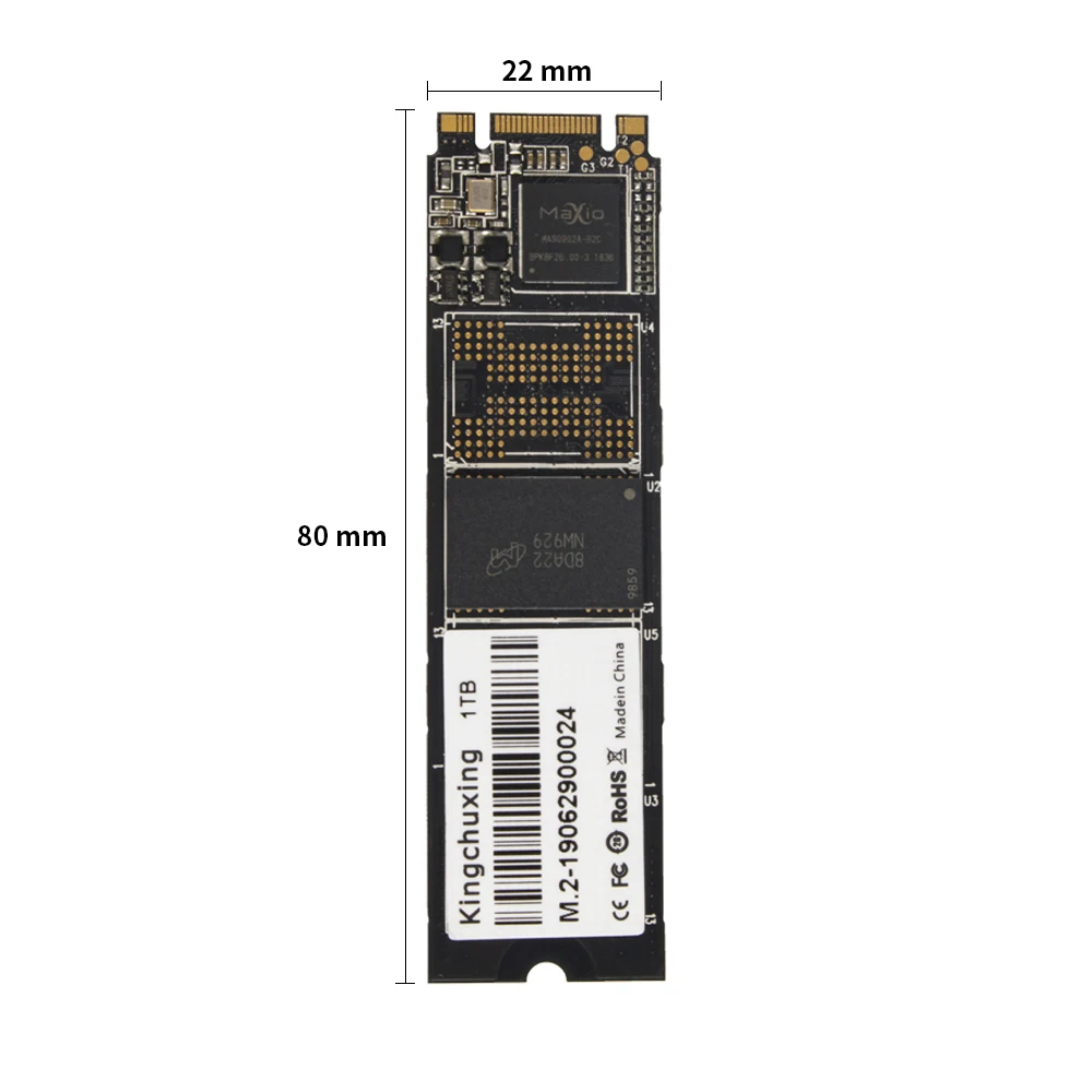 Kingchuxing m.2 2280 SATA SSD 128 ГБ 256 512 1 ТБ M2 SSD Внутренний твердотельный жесткий диск для настольного компьютера ноутбука