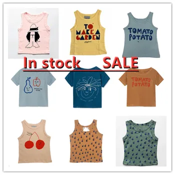 

SALE 2019 Spring and Summer New Children's Clothing BC Round Neck Cotton Short-sleeved T-shirt