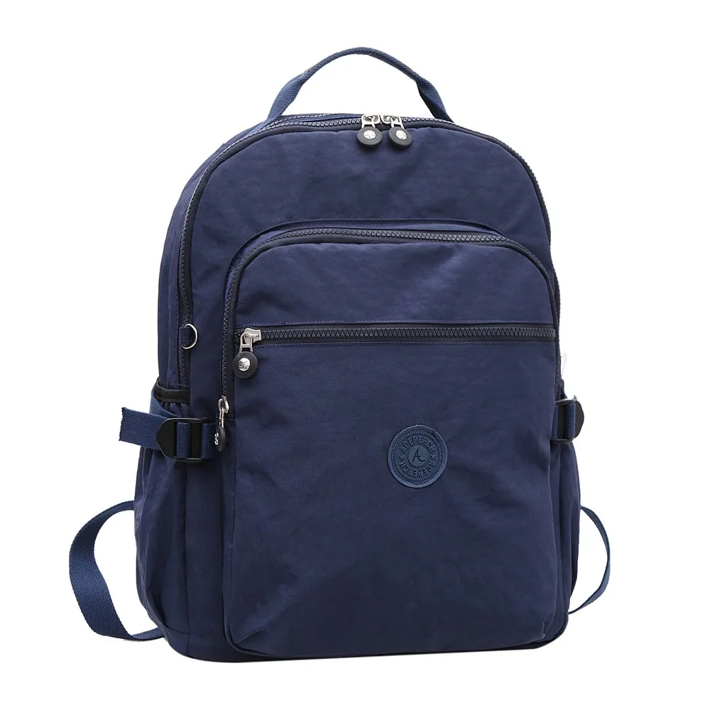 ACEPERCH повседневные школьные сумки для девочек-подростков и мальчиков, детские школьные сумки, нейлоновый рюкзак для ноутбука, женские дорожные сумки с брелоком - Цвет: 1 piece Blue