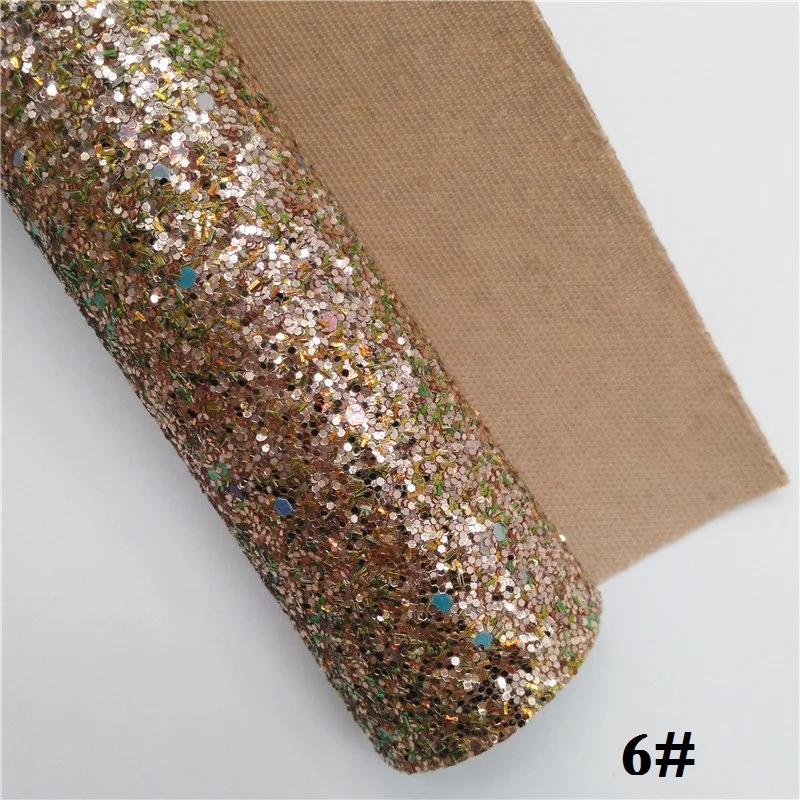 6 Glitterwishcome 21X29 см A4 размер винил для бантов массивная блестящая кожа, блестящая ткань кожаные листы для бантов, GM554A - Цвет: 6