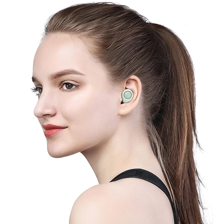 Модные мини беспроводные Bluetooth наушники цвета Макарон TWS 5,0 глубокий бас Bluetooth наушники стерео наушники с микрофоном