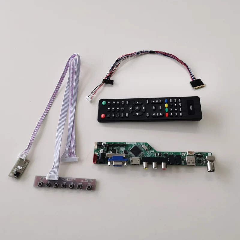 Для B173RW01 V0 V1 V2 WLED LVDS 40Pin панель для ноутбука 17," T. V56 контроллер дисплея карта привода 1600*900 HDMI VGA USB AV RF DIY kit