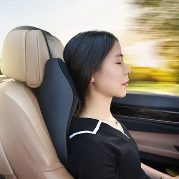 

Car Headrest Neck Protection Headrest Waist Back Cushion General Purpose Vehicle Memory Cotton Natural Fiber