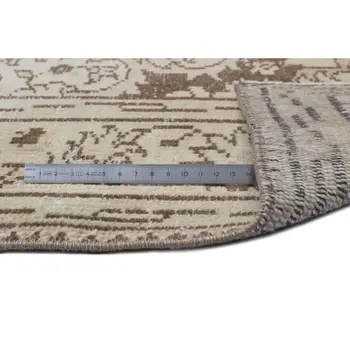 

Handmade Beige Vintage English English Area Rug 186x291 Cm-6'1''X9'7''