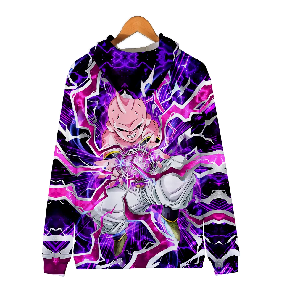 Модные аниме худи Dragon Ball для маленьких девочек и мальчиков 3D Кофты на молнии супер сайян Вегета мужские шорты для купания для детей толстовка Гоку Повседневное пальто с принтом в виде героев мультфильмов, верхняя одежда
