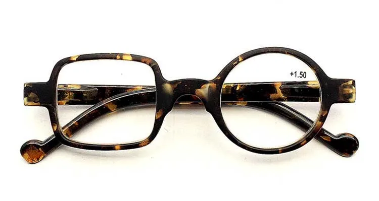 Высококачественные круглые модные очки для чтения мужские и женские квадратные ультралегкие очки для чтения Простые портативные