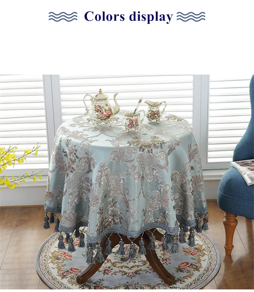 Роскошная Европейская скатерть с вышивкой Свадебные украшения обеденный кухонный стол КРЫШКА БАНКЕТНЫЙ кофе можно мыть скатерть