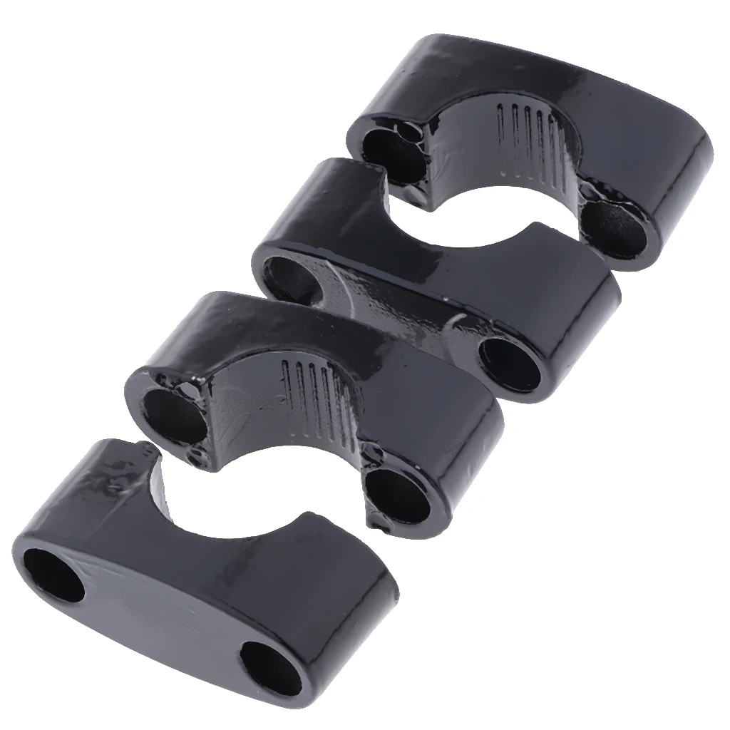 Motorcycle Handle Bar Mount Clamps Riser Adapter 7/8 Inch 22mm Compatible with Dirt Bike ATV Buggy