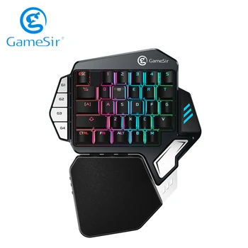 GameSir Z1 Gaming Keyboard with Cherry MX Red Mechanical Switches One-handed Keypad for Mobile / PC Games PUBG Call of Duty