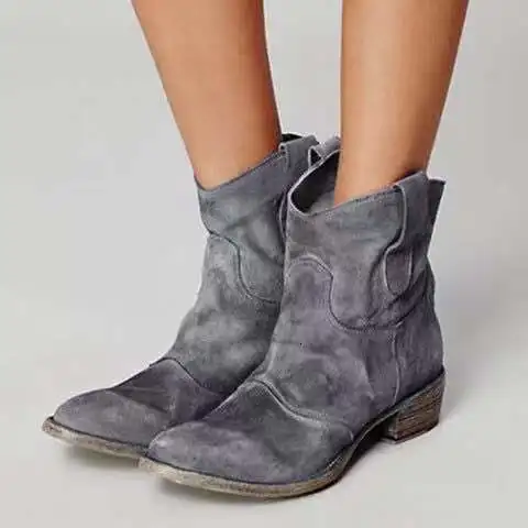 

Women's Shoes Low heel Woman Boots Comfortable Short Boots Woman Boots