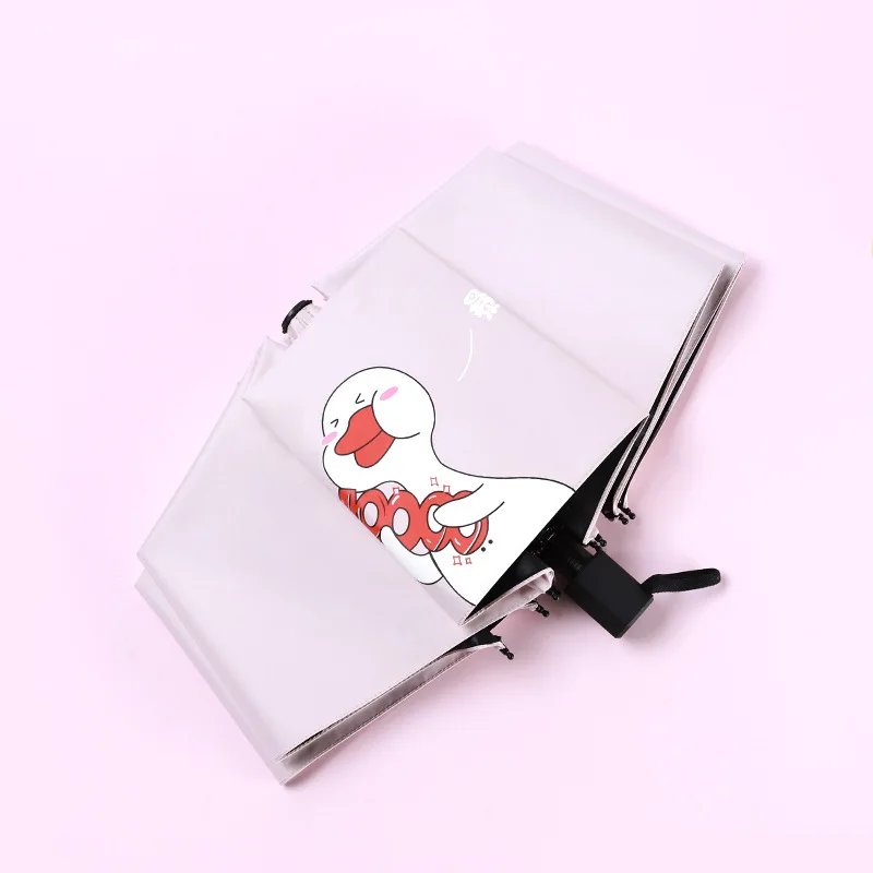 YADA INS High Quality Pet Umbrella Parasol Rain Women uv Cartoon Duck Umbrella For Women Windproof Sun Animal Umbrellas YS200014