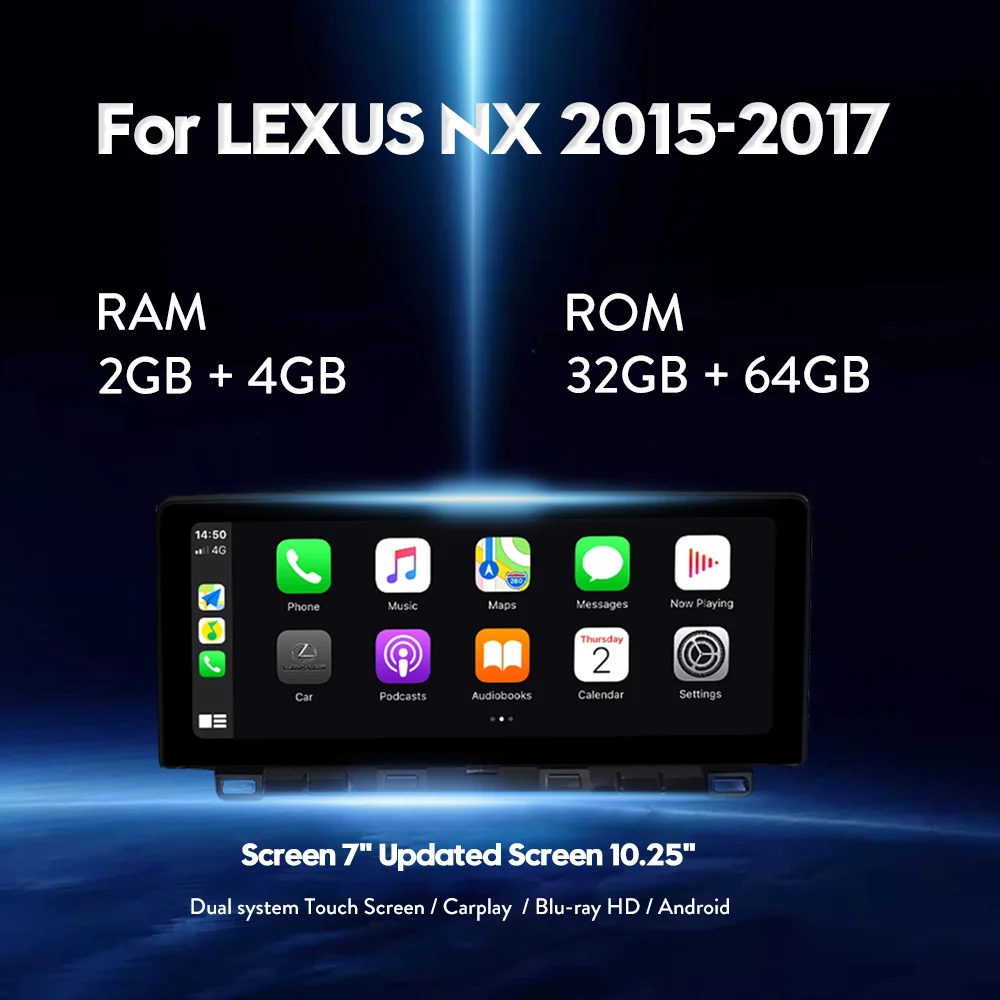 Автомобильный мультимедийный плеер на Android с экраном 10 3 дюйма для Lexus NX 2015 2016 2017