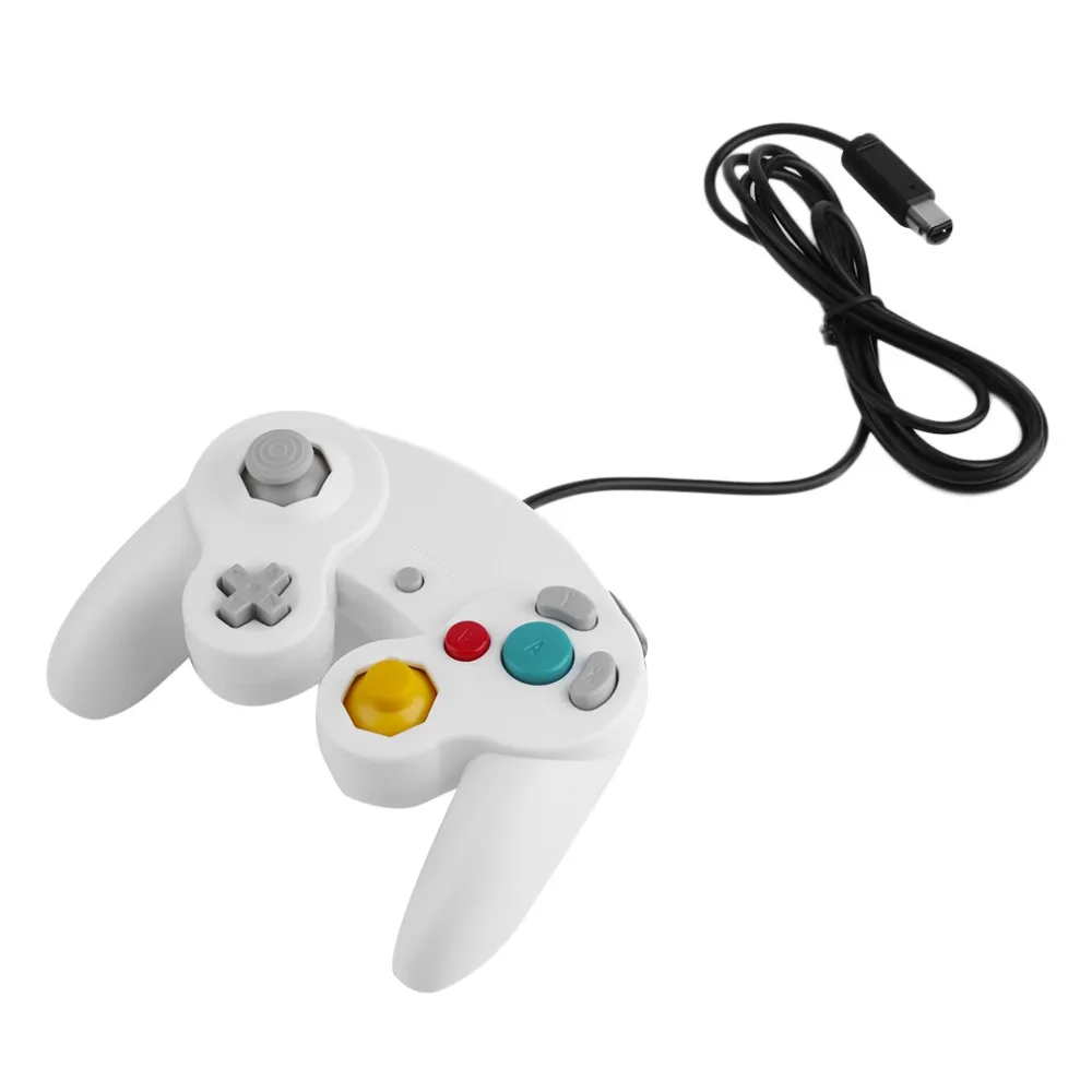 Подходит для nintendo GameCube пластиковый чувствительный джойстик для wii Профессиональный плеер проводной контроллер Поддержка вибрации взрыв