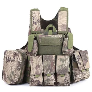 Style 1 Амфибия Боевой страйкбол Molle пуля штурмовая пластина Перевозчик жилет камуфляж охота военный тактический жилет 10 цветов - Цвет: Style 1