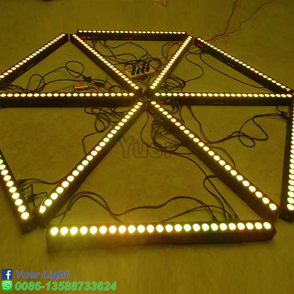 Conduziu a Luz Conduziu a Lâmpada Grau para Stage 24x3in1 3 w Rgb da Arruela da Parede Dmx Lavar Bar 2 e 4 e 6 e 7 e 12 e 24 Canais 25 Ângulo Lente Party Disco dj 8 conduziu a lâmpada 2 4 6 7