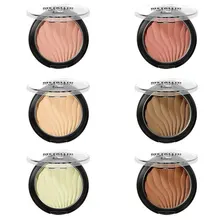 Светящаяся прессованная пудра водостойкая стойкая осветляющая Кожа натуральная блестящая пудра-хайлайтер