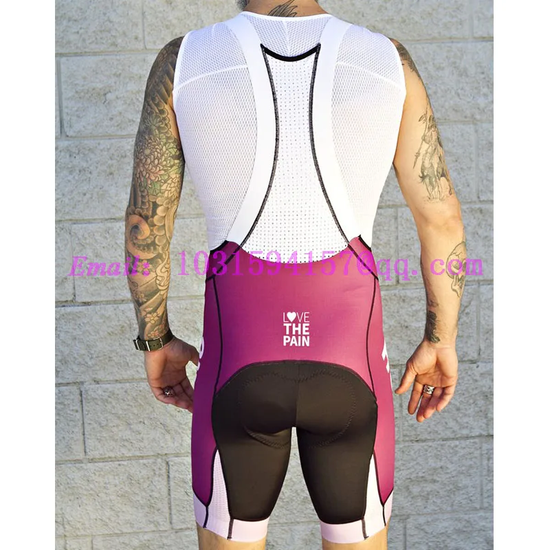 Love the pain велосипедные шорты с нагрудником шорты для велоспорта мужские гелевые licra bretele мужской велоспорт Бермуды - Цвет: bib shorts