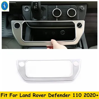 

Matte Accessories For Land Rover Defender 110 2020 2021 Shift Gear Transmission Panel Frame Cover Trim Decoration Interior Kit