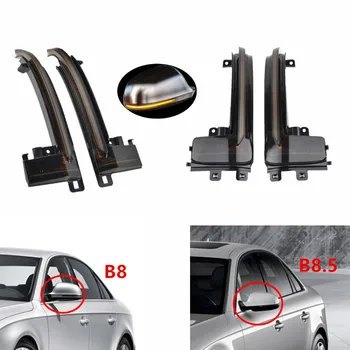 

For Audi A3 8P A4 A5 B8 B8.5 A6 C6 4F S6 LED Turn Signal Side Indicator Dynamic Blinker Mirror Light Q3 S8