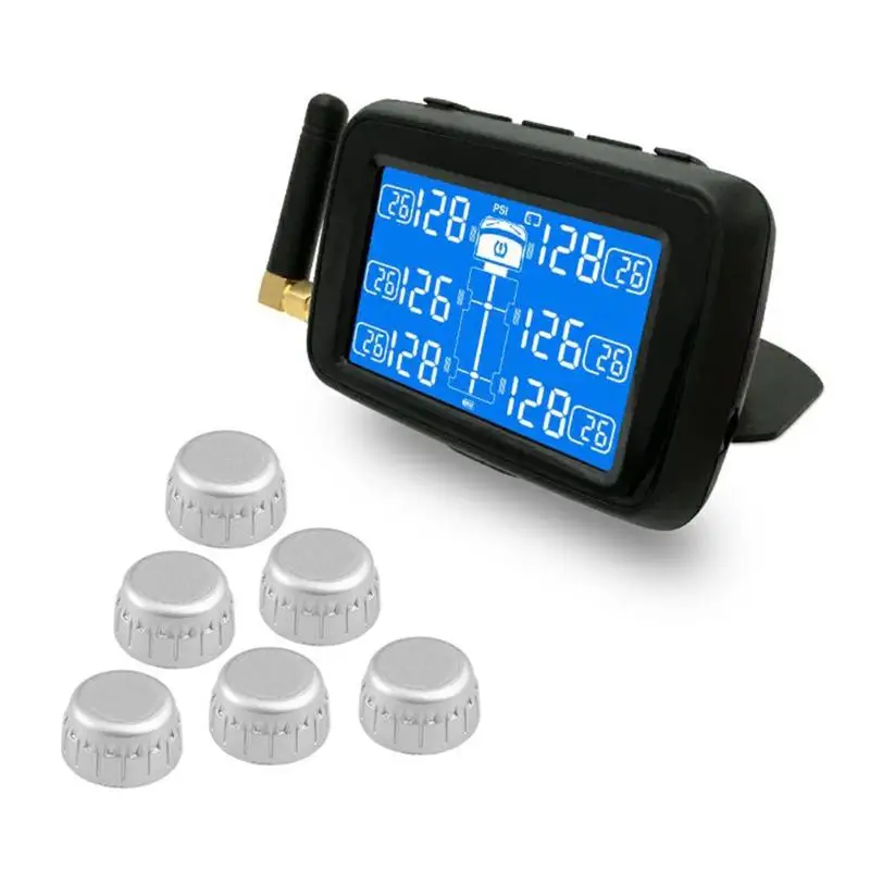 CAREUD U901T грузовик TPMS датчик давления в шинах системы w/6 внешних датчиков