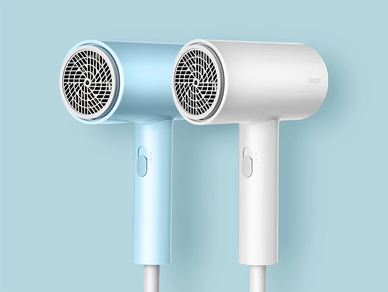 Новейший Xiaomi отрицательный ионный мягкий сухой фен для волос Молодежная версия быстрая и сухая маленькая портативная 1800 Вт Профессиональная фен для волос