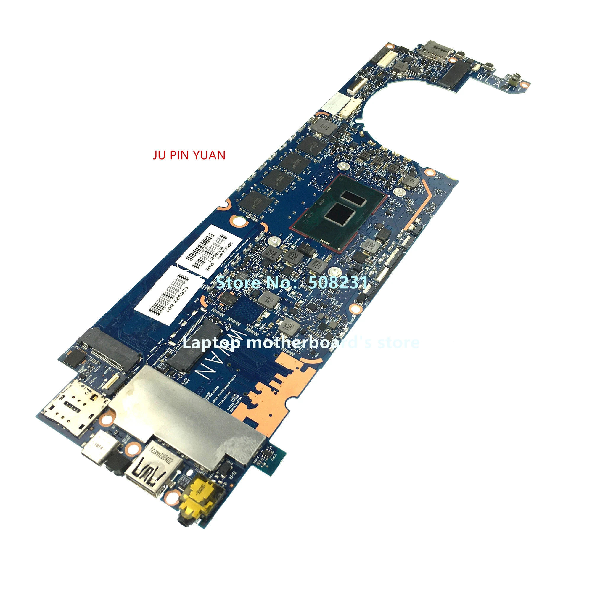 

For HP Elite x2 1012 G2 HSN-I07C Laptop Motherboard 6050A2863101-MB-A01 923768-601 923768-001 923768-501 With SR342 I5-7200U 8GB