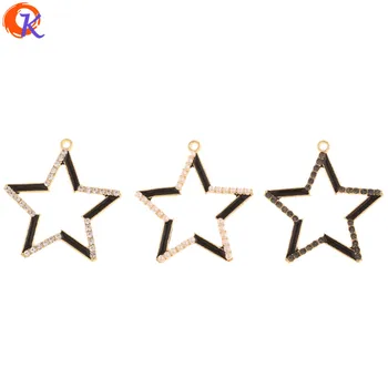 

Cordial Design 50Pcs 33*34MM Jewelry Accessories/DIY Making/Earrings Connectors/Star Shape/Hand Made/Charms/Earring Findings