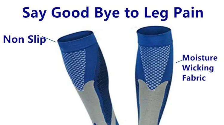Compression Socks Men Women Running Basketball Cycling Medical Althetic Knee High Outdoor Nylon Anti-swelling Stretch Socks