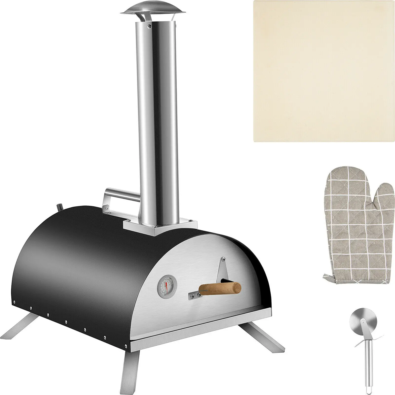 VEVOR Oven Pembakaran Kayu 12 \