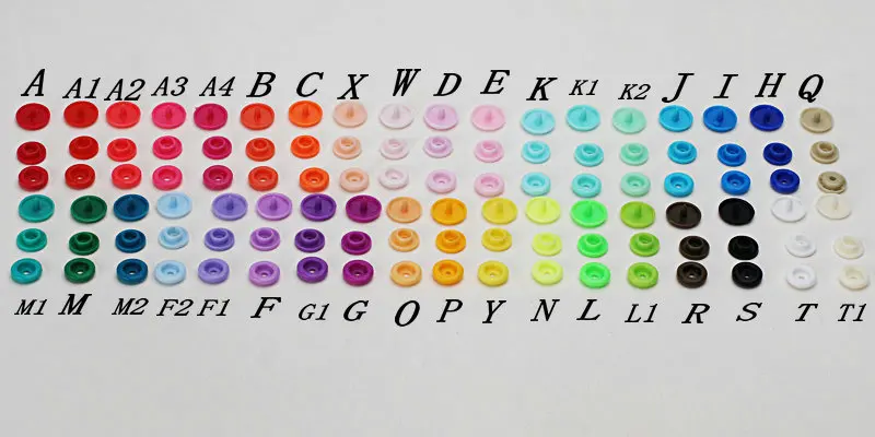 wholesale price 50 Sets  M T5 baby Resin snap buttons plastic snaps clothing accessories Press Stud Fasteners 36 colors