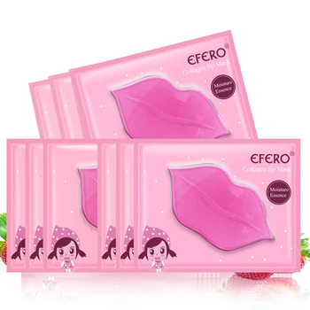 

1pcs Pink Collagen Lip Mask For Lip Patches Moisturizing Exfoliating Lips Plumper Pump Essentials Lips Care Kit TSLM1