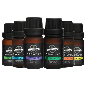 

6x Vegetable Extract Essential Oil Bottle Massage For Natural Aromatherapy
