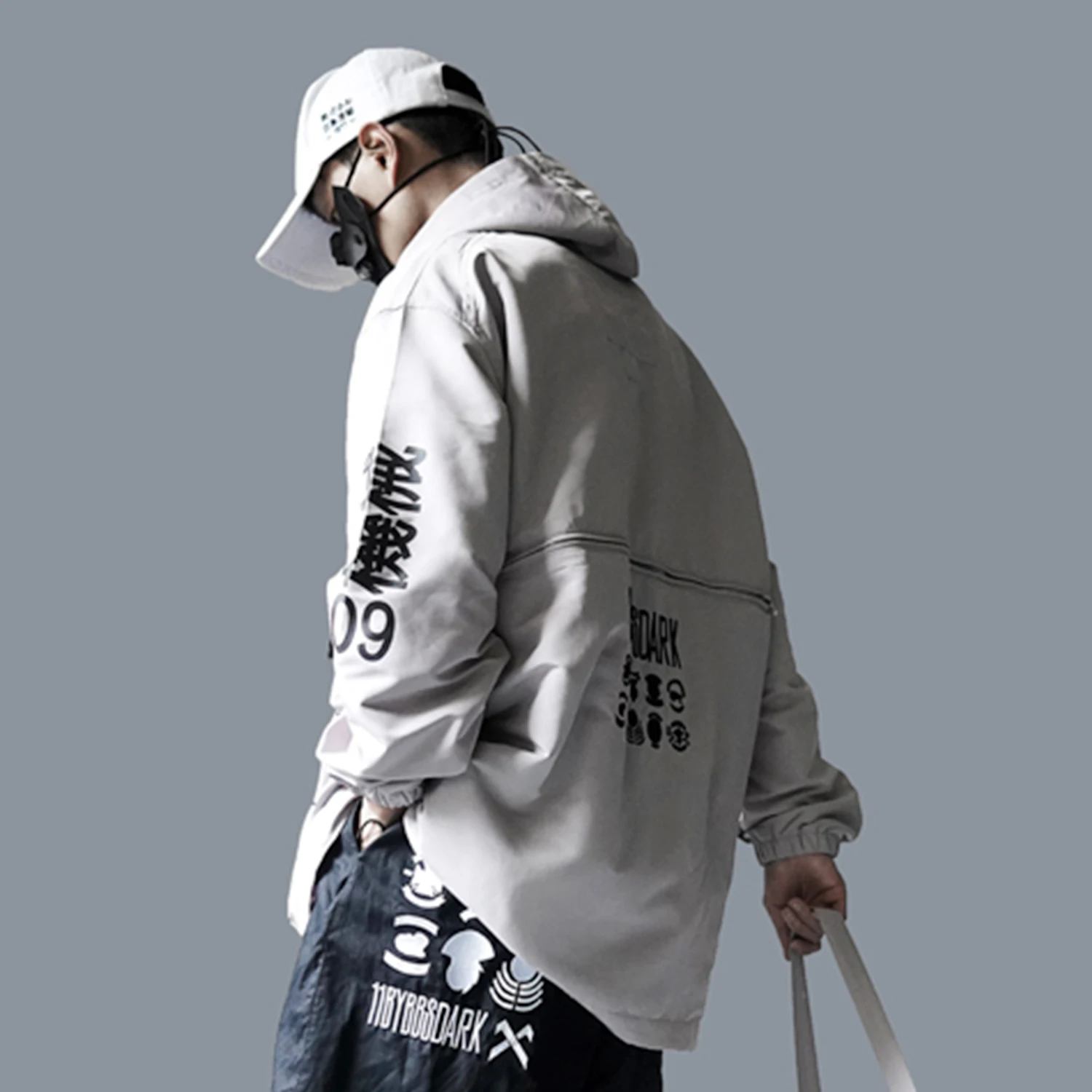 AELFRIC с вышитыми буквами мужские толстовки с капюшоном Harajuku Хип-хоп пуловеры модные повседневные хлопковые мужские толстовки уличная одежда