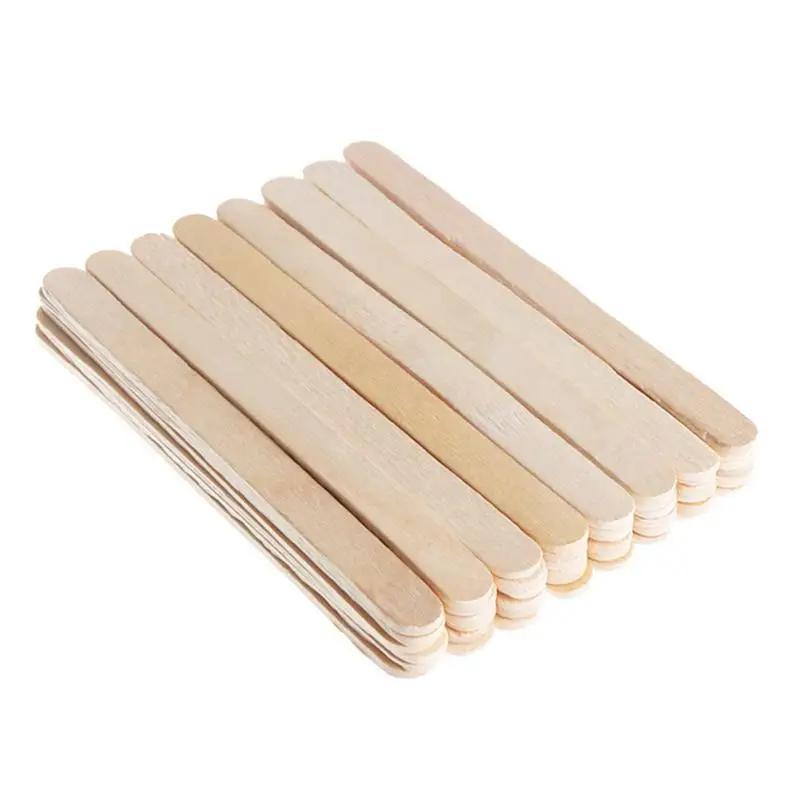 50 шт. DIY деревянные палочки для подсчета Крафта проекты палочки для рисования мороженого