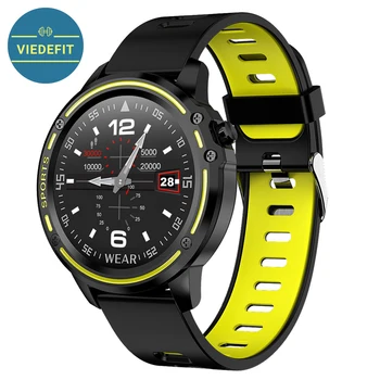 

L8 PPG + ECG Full Round Display Smart Watch Men IP68 Waterproof Professional Sport Fitness Smartwatch Battery Life Long Standby