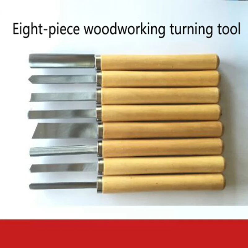 

ZDT-G01 10 Piece Set HSS Woodworking Turning Tool Carving Woodworking Chisel Plus Long Length about 360mmZDT-G01