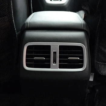 

FOR 2012-15 HONDA CRV CR-V ACCESSORIES ABS Chrome Matte Interior Auto Accessories Rear Air Condition Vent Frame Cover