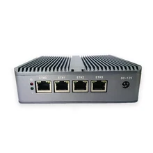 CPU E3827 Pfense Mini Router Server 4*1000M Lan Unterstützung HDD SSD Windows10 Linux HD VGA Dual Display fanless Desktop-Computer