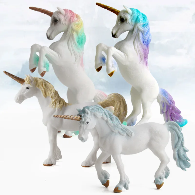 

Children Cognitive Model Myth Mythical Creatures genius ma Eudemons Series Animal Model Toy Pegasus Pegasus
