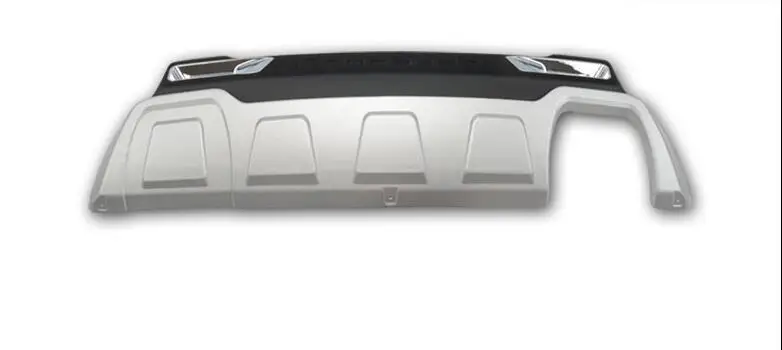 ABS автомобильный Передний+ задний бампер Защитная крышка противоскользящая пластина подходит для Jeep Renegade - Цвет: Rear Bumper