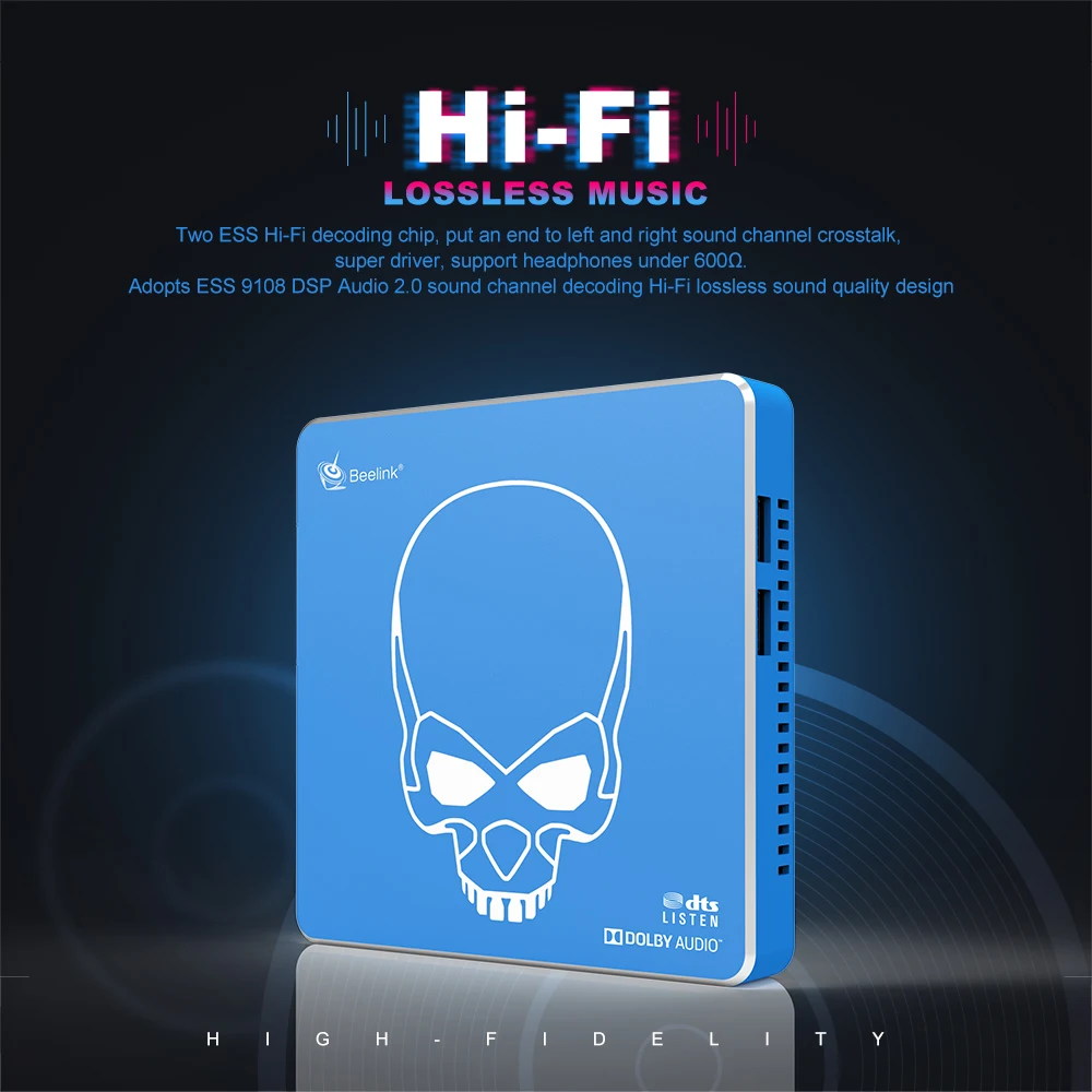 Neue Ankunft Beelink GT-König Pro Hallo-fi Verlustfreie Sound TV Box mit Dolby Audio Dts Hören Amlogic S922X-H Android 9.0 4GB 64GB Neue Ankunft Beelink GT-König Pro Hallo-fi Verlustfreie Sound TV Box mit Dolby Audio Dts Hören Amlogic S922X-H Android 9.0 4GB 64GB