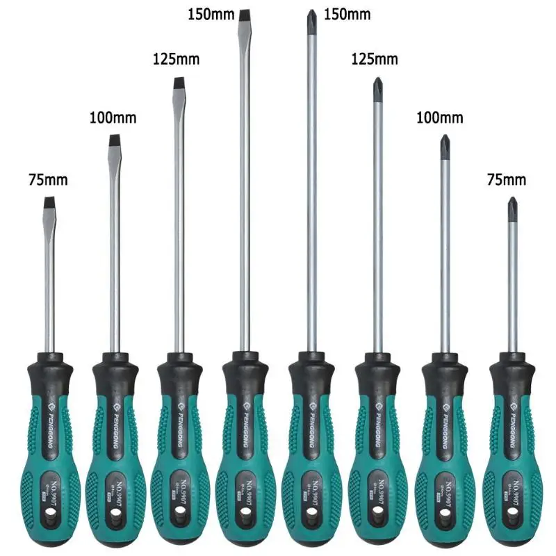 Multi-purpose Insulated PP Handle Screwdrivers Electrician's Repairing Opening Tool Cross/Straight Type Screw Driver