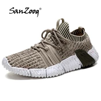 

Sanzoog Autumn Men Breathable Lace Up Lifestyle Mesh Running Shoes Sneakers Zapatillas Hombre Deportiva Man Shoe Sneaker Sports