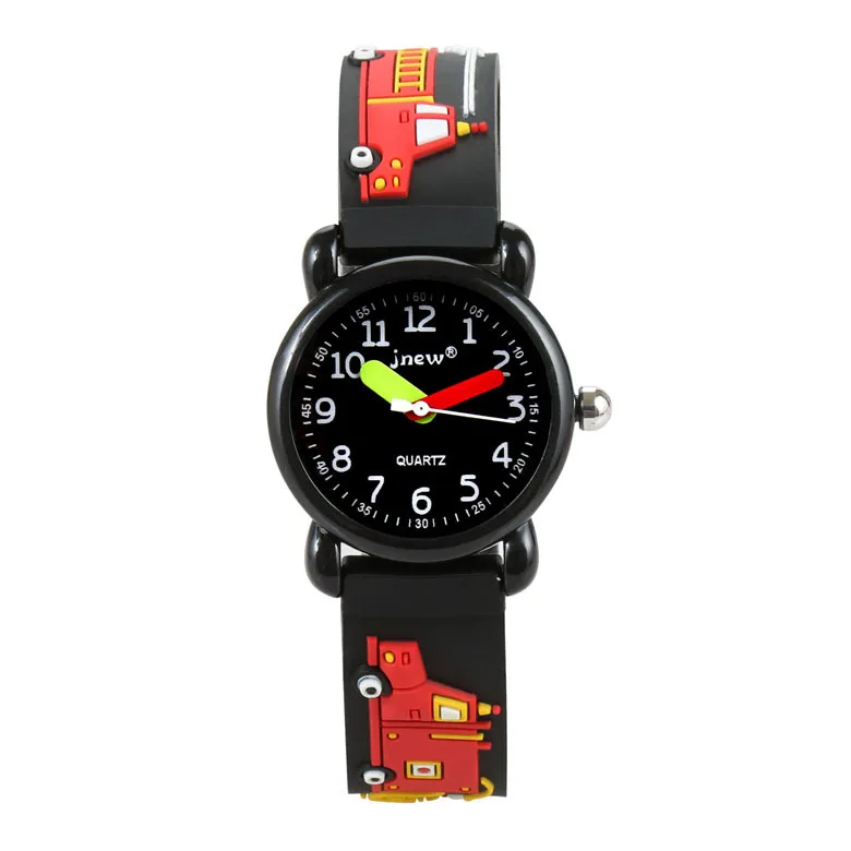 

3D Environmental Protection Brand Cartoon Personality Cute 30M Waterproof Silicone Children's Watches Quartz Wristwatches