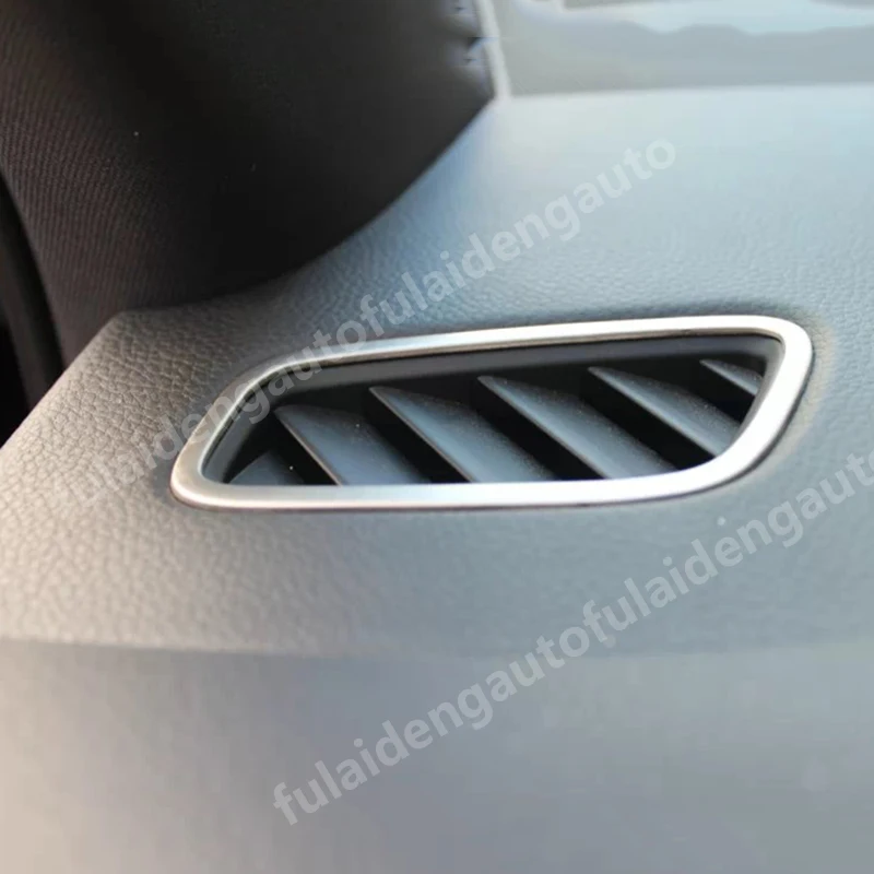 4 шт. для Porsche Macan- ABS матовая Приборная панель автомобиля Air AC Розетка вентиляционная накладка рамка Автомобильные аксессуары