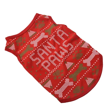 

Pet Puppy Small Dog Cat Pet Clothes Dress Vest T Shirt Apparel Clothes Red