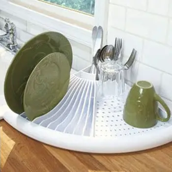 

Creative Drain for Kitchen Tableware Kitchen Storage Rack Dish Plate Cup Water Filter Drain Tray